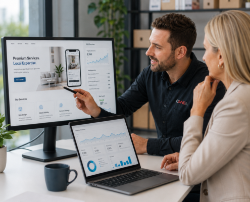 Web design and SEO support for business websites
